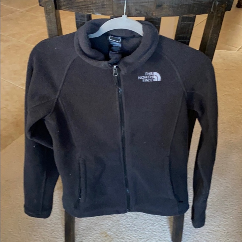🌀North Face Charcoal grey fleece EUC XS